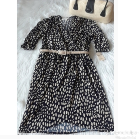 Coldwater Creek Dresses & Skirts - TAKE1/2 OFF ColdwaterCreek DAPPLED FAUX WRAP DRESS